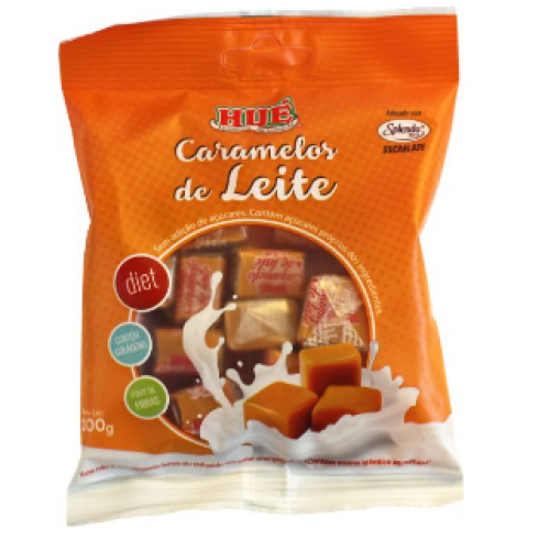 BALA CARAMELO DE LEITE DIET 100G HUÉ