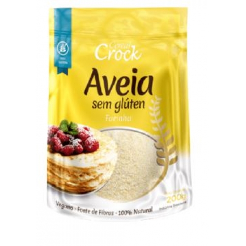 AVEIA S/G FARINHA 200G LEVE CROC LEVE CROC