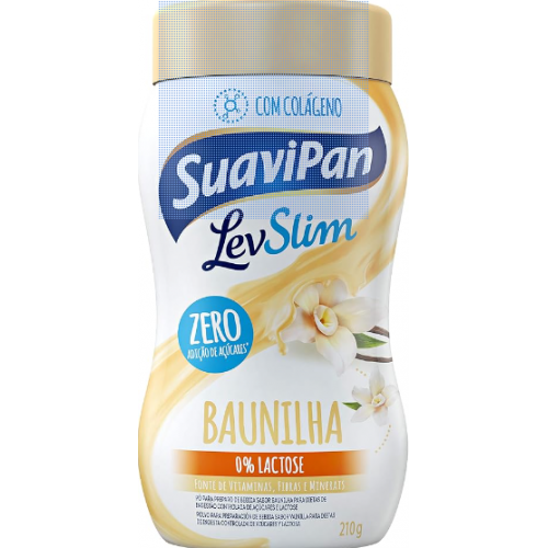 PO PARA PREPARO DE BEBIDA BAUNILHA ZERO LEVSLIM 210G