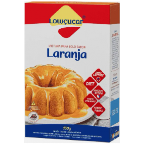 PO P/ PREPARO BOLO ZERO AÇUCAR LARANJA 150G