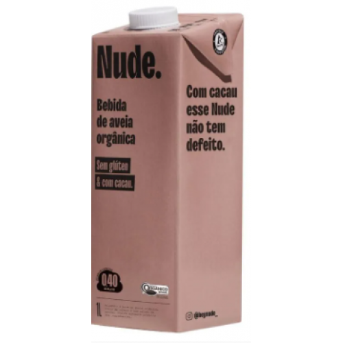 BEBIDA DE AVEIA ORGANICA CACAU NUDE 1L