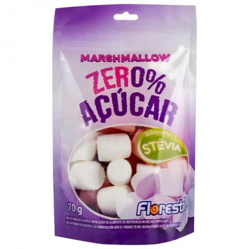 MARSHMALLOW ZERO AÇUCAR FLORESTAL 70G