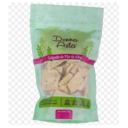 BISCOITO SALGADO DE ALHO SEM GLUTEN 150GR