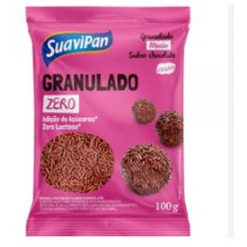 GRANULADO MACIO CHOCOLATE S/ ACUCAR SUAVIPAN 100G