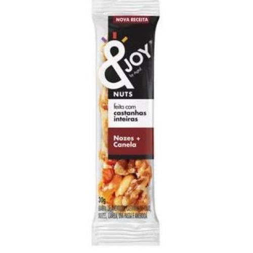 BARRA DE NUTS ENJOY NOZES E CANELA 12X30GR ENJOY