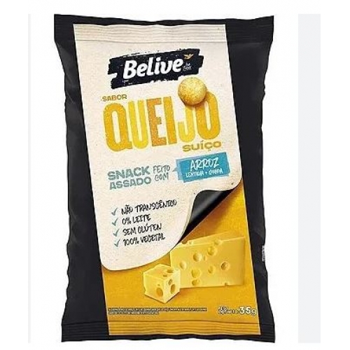 SNACKS SABOR QUEIJO35G BELIVE