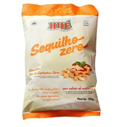 SEQUILHO DE MIX DE CAST. ZERO ACUCAR, GL. E LACTOSE HUE 120G