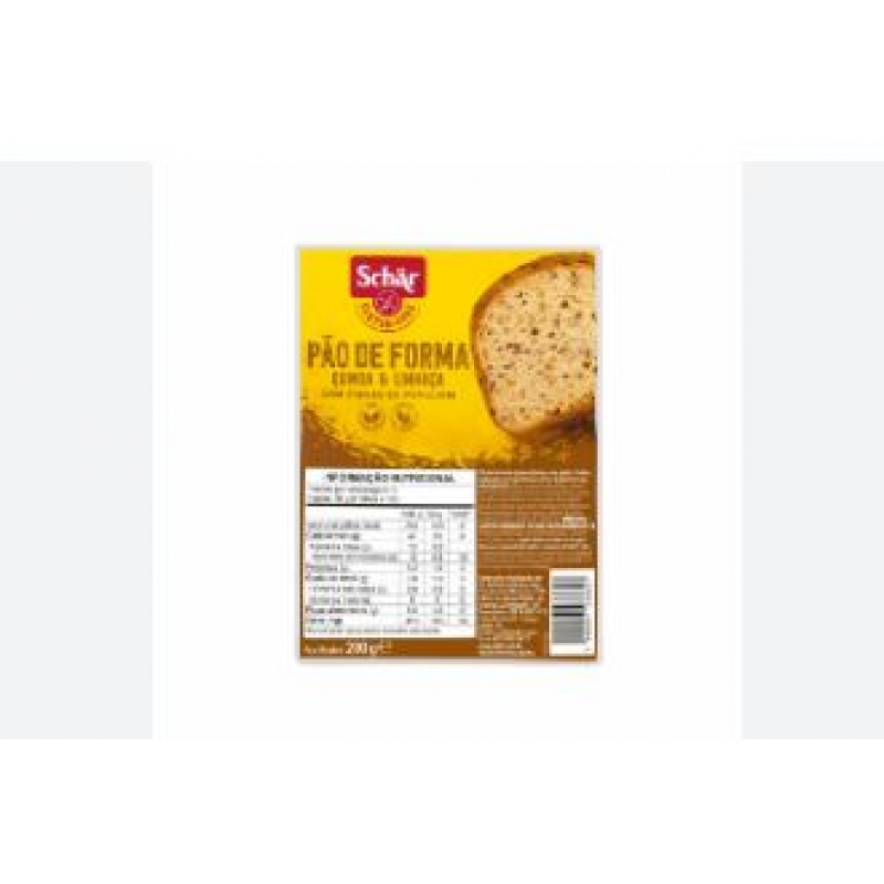 PÃO QUINOA E LINHAÇA 200 GRAMAS - SCHAR