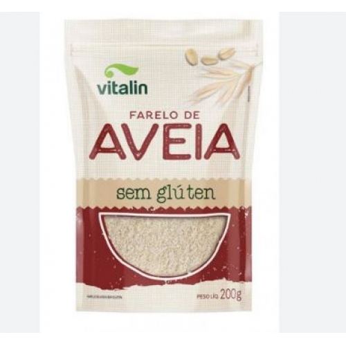 FARELO DE AVEIA SEM GLUTEN 200G - VITALIN