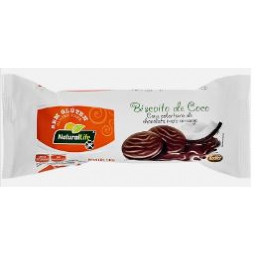 BISCOITO SABOR COCO C/ COBER DE CHOCOL S/GLUTEN