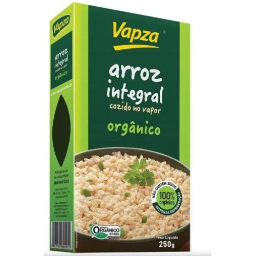 ARROZ INTEGRAL ORGANICO 250G VAPZA