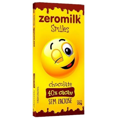 ZEROMILK SMILES 40%CACAU S/LACTOSE 20G