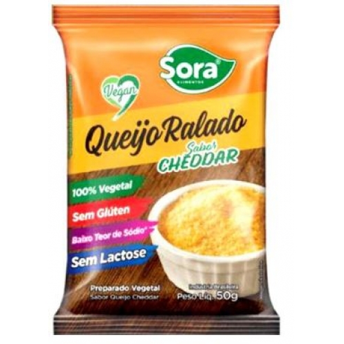 QUEIJO RALADO CHEDDAR 50G