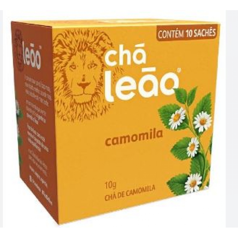 CHA DE CAMOMILA 10 SACHES DE 1G - CHA LEAO