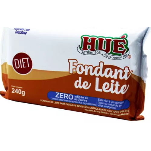 FONDANT DE LEITE TABL. DIET HUE PURO 240G