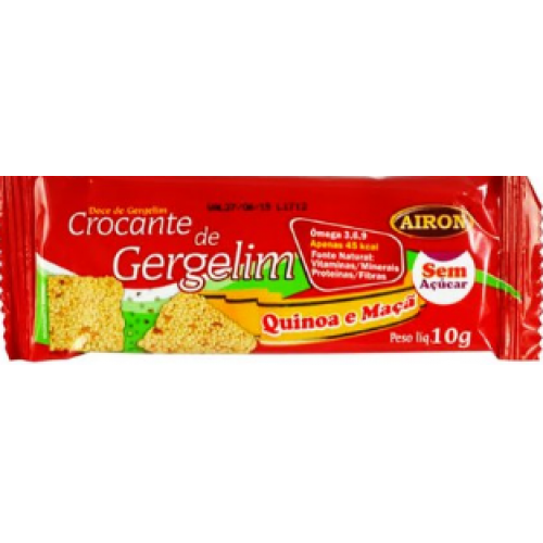 CROC. DE GERG. QUINOA E MACA S/ ACUCAR AIRON DP 10G C/24