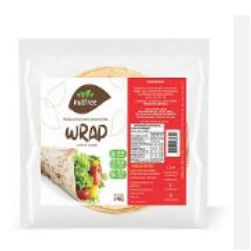 WRAP VEGANO NUTFREE SEM GLUTEN 240 GRAMAS