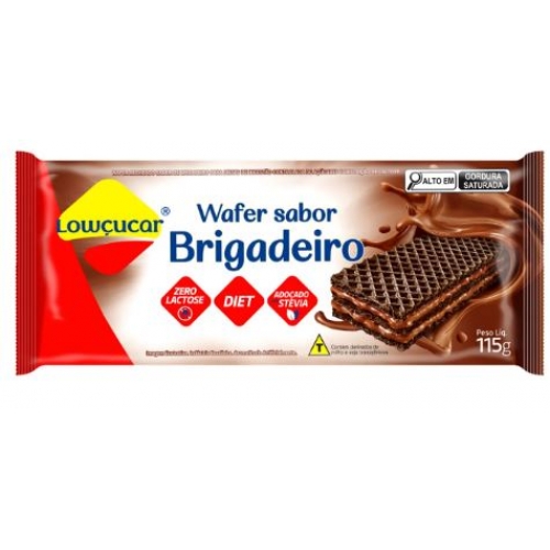 WAFER ZERO AÇUCAR LOW BRIGADEIRO 115G