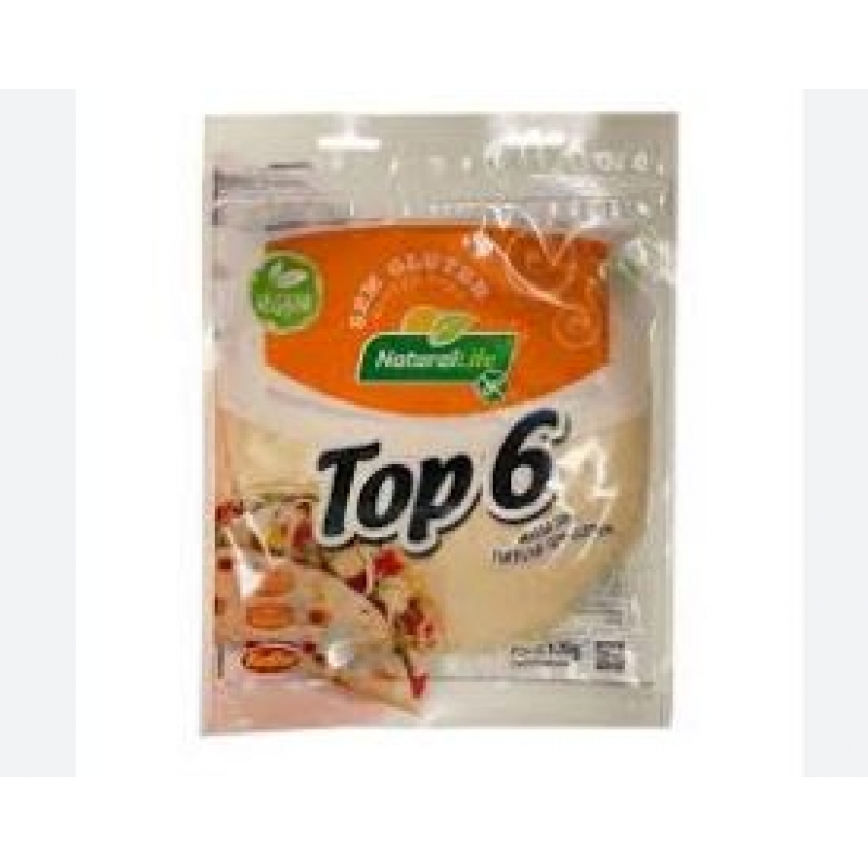 TP6 TORTILHAS S/ GLUTEN 170G NATURAL LIFE