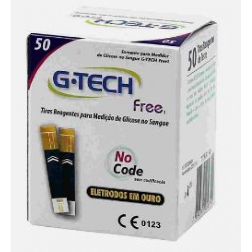 TIRAS DE GLICEMIA G-TECH FREE COM 50