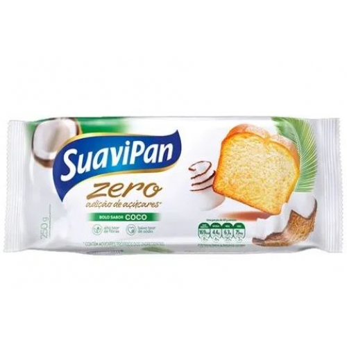 BOLO DE COCO S/AÇUCAR SUAVIPAN 250G