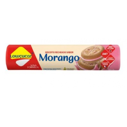 BISCOITO RECHEADO SABOR MORANGO 120G