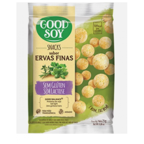 SNACK ERVAS FINAS GOOD SOY 25G