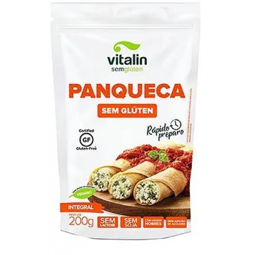 MISTURA PARA MASSA DE PANQUECAS S/GLUTEN VITALIN 200G