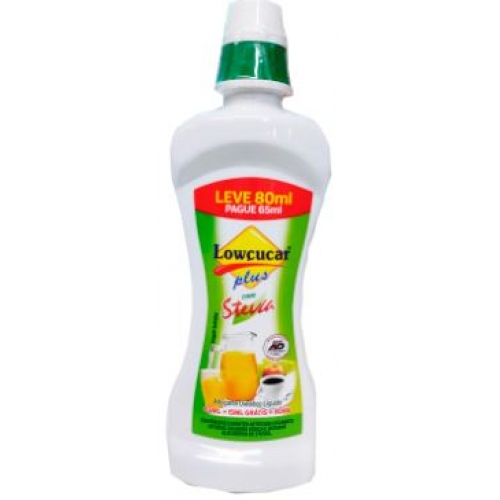 LOWCUCAR PLUS COM STEVIA LIQ 65 ML NT