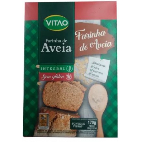 FARINHA DE AVEIA SEM GLUTEN 170G - VITAO - 5500