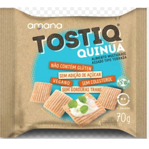 TORRADA TRADICIONAL TOSTIQ QUINUA 70G