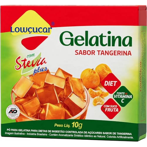 GELATINA SABOR TANGERINA LOWÇUCAR