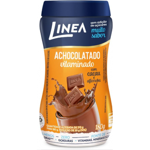 ACHOCOLATADO C/ CACAU E ALFARROBA 180G LINEA