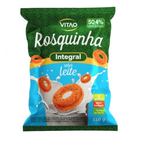 ROSQUINHA INTEGRAL SABOR LEITE 110G - VITAO