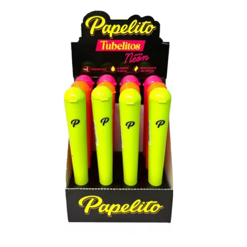 TUBELITOS PAPELITO NEON UNIDADE