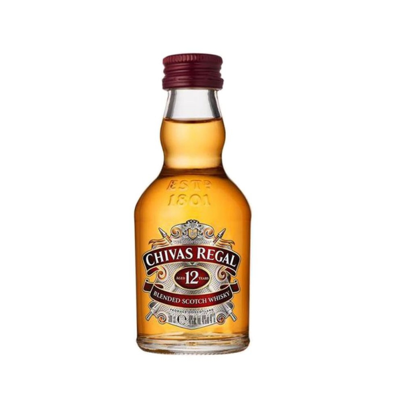 MINI WHISKEY CHIVAS REGAL 50ML