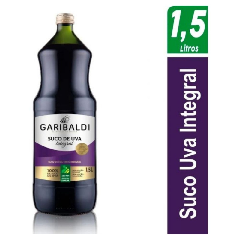 SUCO DE UVA INTEGRAL GARIBALDI 1,5L