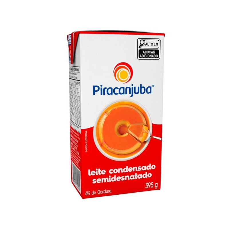 LEITE CONDENSADO SEMIDESNATADO PIRACANJUBA 395G