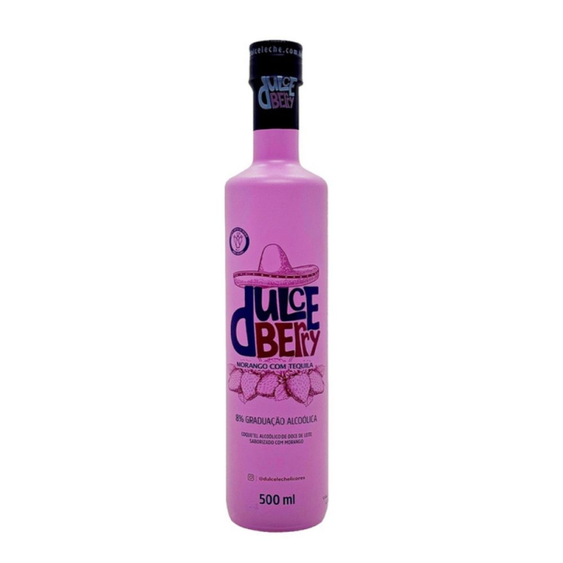 LICOR DULCE BERRY MORANGO COM TEQUILA 500 ML