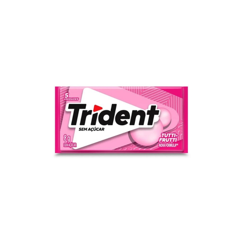 CHICLETE TRIDENT TUTTI FRUIT 8G