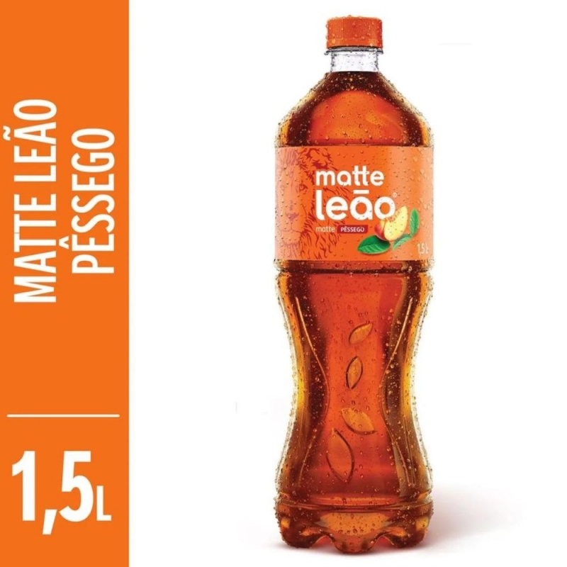 CHÁ MATTE LEÃO PESSEGO 1,5L