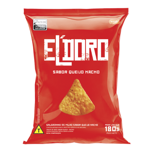 TORTILHA SABOR QUEIJO NACHO 180g