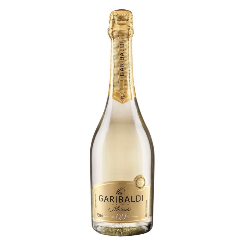 ESPUMANTE GARIBALDI MOSCATO BRANCO 0,0 ALC, 750 ML