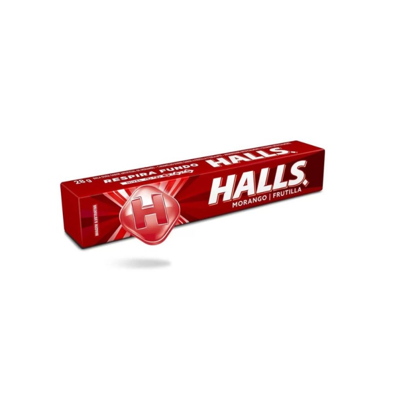 BALA HALLS MORANGO 28G