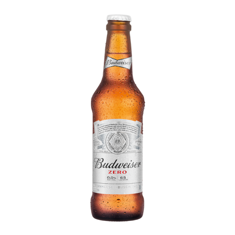 BUDWEISER LONG NECK ZERO 330ML