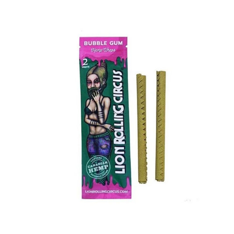 BLUNT HEMP WRAPS BUBBLE GUM - 2UN