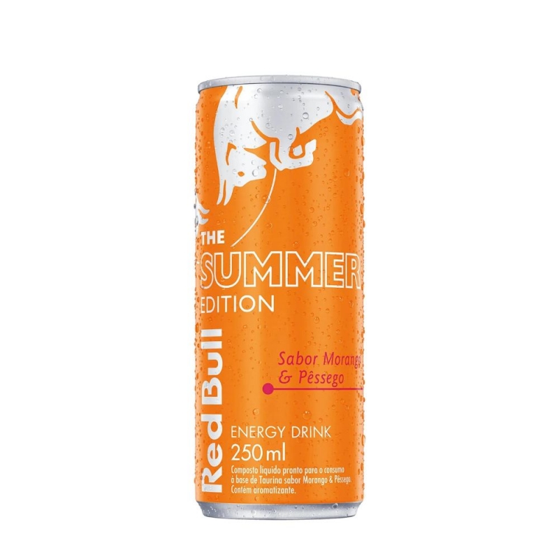 RED BULL PÊSSEGO E MORANGO 250ML