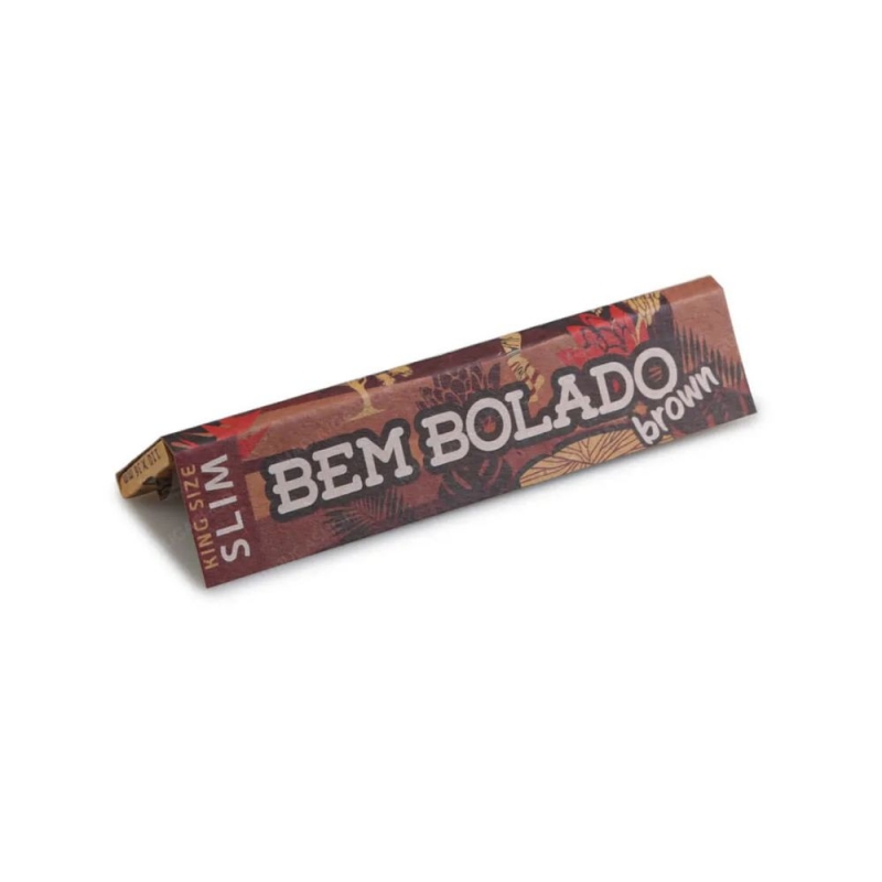 SEDA BEM BOLADO BROWN KING SIZE SLIM 110X36 MM - 35 UND