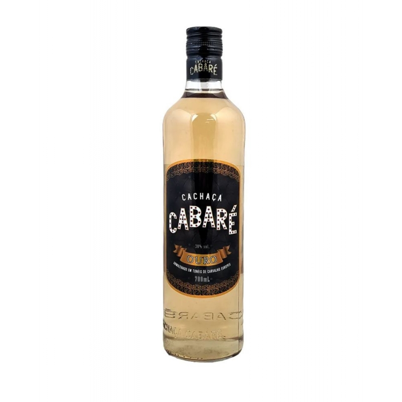 CACHAÇA CABARÉ OURO 700ML