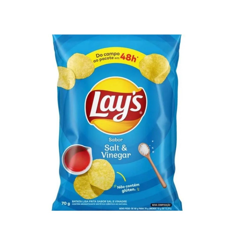 LAYS SALT E VINEGAR 70G